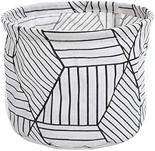 RAP Cesta pequeña de Almacenamiento de algodón y Lino, Cubo de