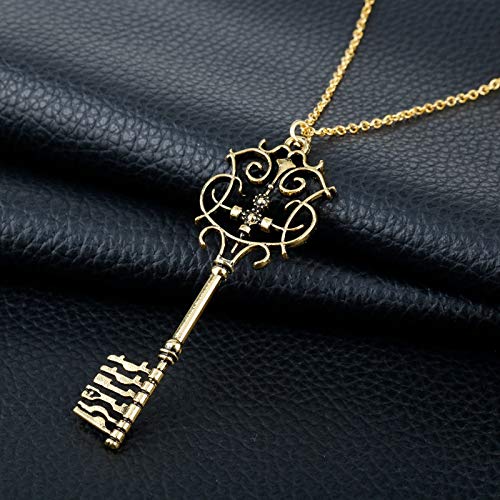 Algol - New The Nutcracker And The Four Realms Clara Necklaces Mysterious Key Pendant Choker Girl Woman Cosplay Jewelry
