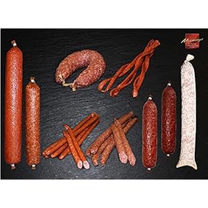 Wurstpaket mit Salami und Kochsalami I Salami Paket XXL I Wurst aus dem Thüringer Wald