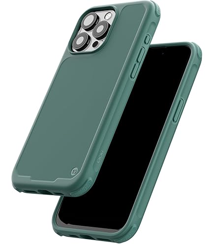 ESR For IPhone 15 Pro Max Case With Stand, 23 Ft Military-Grade Drop Protection, Heavy Duty Magnetic Phone Case, Compatible With MagSafe Accessories, Cyber Series, Black