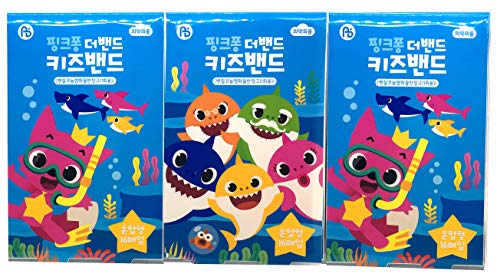 Pinkfong Baby Shark Kids Band-Aid 16 ea 3 Pack - //coolthings.us