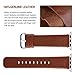 Fullmosa Leather Bands Compatible with Apple Watch 41mm 40mm 38mm 42mm 44mm 45mm 46mm 49mm Women Band Strap for iWatch Ultra 2/Ultra/10/9/8/7/6/5/4/3/2/1/SE2/SE, 42mm 41mm 40mm 38mm Brown