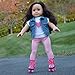 Roller Skates for 18 Inch Dolls - Roller Skates for American Girl Dolls - the Cutest Doll Shoes and Doll Accessories