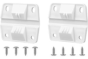 OXDFK 2 Set Cooler Plastic Hinges with Screws Set, Compatible with Coleman Camping Coolers, Modern, Contemporary Style, Plast