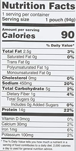 GOOD CATCH Fish Free Tuna, Naked in Water, 3.3 oz. Pouch (Pack Of 12) | Gluten Free Vegan Protein | Plant Based Protein with Omega 3 DHA | Free from Eggs, Animal & Fish Products | Dairy Free | Non GMO