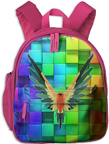 Logan Parrot Paul Logo Childrens School Backpacks Navy