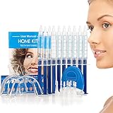 HailiCare Teeth Whitening Kit, White LED, 44% Dental Bleaching System, Tooth Whitener