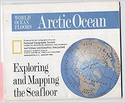 National Geographic Map Of Arctic And Atlantic Ocean Floors