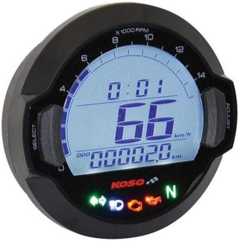 amazon com koso north america bb642w20 dl 03sr gp sytle speedometer black bezel automotive koso north america bb642w20 dl 03sr gp sytle speedometer black bezel