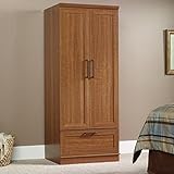 Sauder Homeplus Wardrobe/Storage Cabinet, Sienna Oak Finish (Kitchen)
