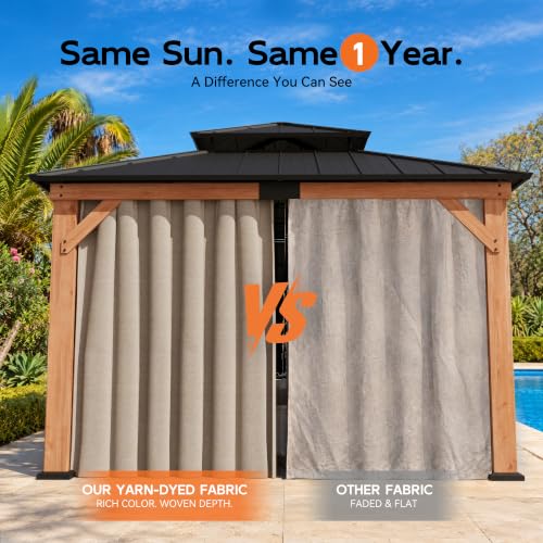 Modern Shade 12x16 Wood Gazebo Review: Permanent Cedar Shelter with Galvanized Roof image 29