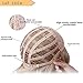 YIYEZI Granny Grey Human Hair Topper Toupee Clip Hairpiece Lace Top Wig For Women 9 Inch (Grey)
