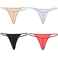 Closecret Cotton G-string, Women Panties Simple Thongs Lightweight Multi-Pack G-string&T-back