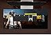 Beyme PUBG Gaming Mouse Pad Extended XXL Large Keyboard Mat for PLAYERUNKNOWN’S BATTLEGROUNDS- 35.4x15.7x0.1IN (90x40 battlegrounds 004)