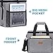 Lifewit Soft Cooler Bag Insulated 24L ( 40-Can ), Large Leakproof Soft Sided Portable Cooler Bag for Outdoor Travel Beach Picnic Camping BBQ Party, Greythumb 3