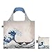 LOQI Museum Hokusai's The Great Wave Reusable Shopping Bag, Multicolored