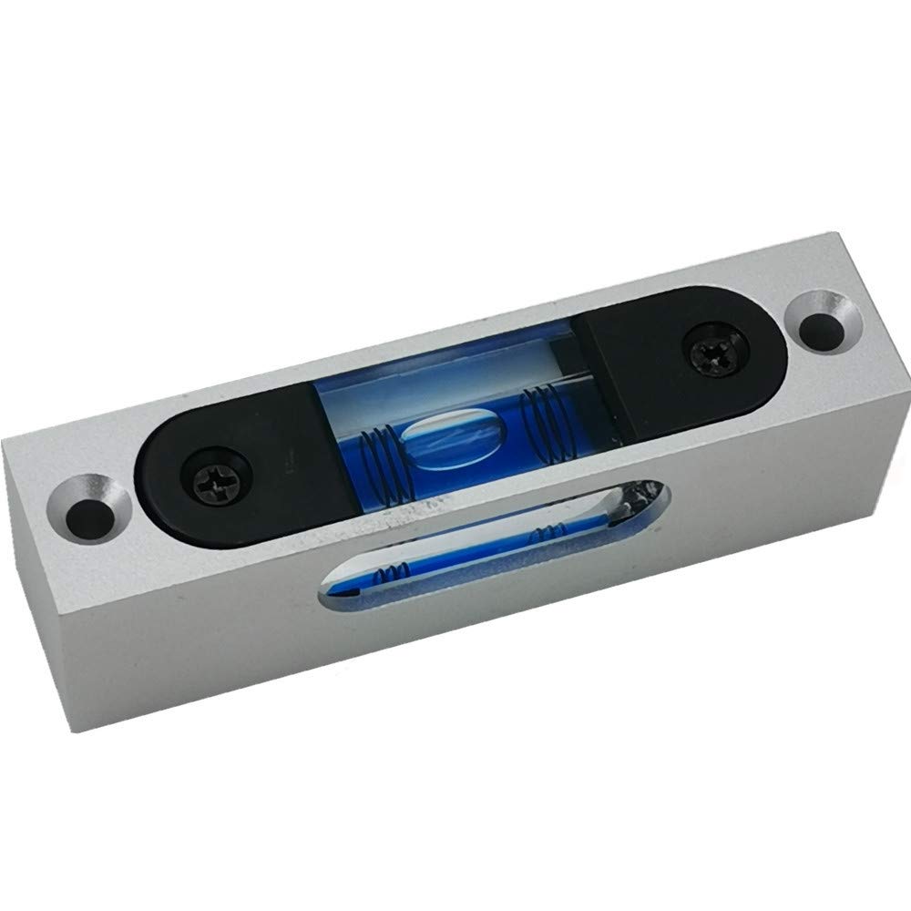 XMLEI Aluminum Alloy High Precision Adjustable Level Instrument - Magnetic, Blue, Square Bubble Level