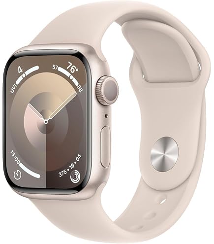 Amazon.com: Apple Watch Series 9 [GPS + Cellular 45mm] Starlight 