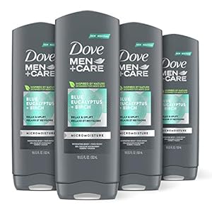 Dove Men+Care Mens Body Wash Dry Skin Body Wash with Micromoisture, Blue Eucalyptus and Birch Effectively Washes Away…