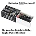 Super Cool LED Bike Wheel Lights - Best Birthday Presents for Boys & Girls. Fun Men & Ladies Gift Ideas. BATTERIES INCLUDED! Get 100% Brighter & Safer Bicycle Spokes & Rims. Easy Install (1 Tire Pack)