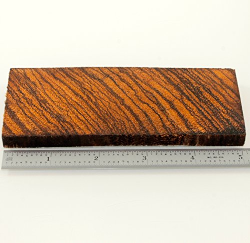 3 Bookmatched+Zebrawood+Knifes+Scales+Wood