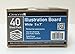 Crescent Creative Products SP99-0507 40 Count No.99 Cold Press Bulk Pack Illustration Board, 5