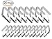 Tablecloth Holders Clips, 8 Large & 12 Standard Sized Table Cover Clamps, Stainless Steel Clip | Durable, Windproof, Rust-Free (20 Pcs, Mixed)