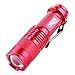 Your supermart Mini 1200LM CREE Q5 LED Zoomable 3 Modes Flashlight Hiking Torch Lamp Red