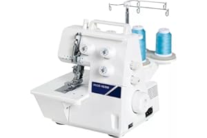 Juki MCS-1600 Cover Stitch and Chain Stitch Sewing Machine with Super Easy Looper Threading, 1,350 Stitches Per Minute, and D