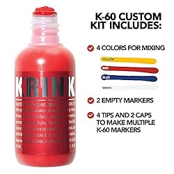 Krink Paint Marker Custom K-60 Kit with 4 Colors