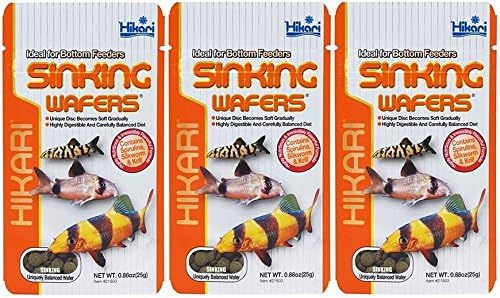 sinking wafers fish food