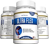 Ultra Flex Glucosamine Chondroitin MSM Turmeric Capsules, Severe Joint and Muscle Inflammation Supplement, Natural Joint Pain Relief (60 Capsules, 30 Day Supply)