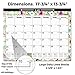 Large Desk Calendar 2020, 17.75 x 13.75 (Floral), Use to December 2020, Wall Calendar or Desktop Calendars with Stickers for Calendars, Monthly Calender by Cranbury