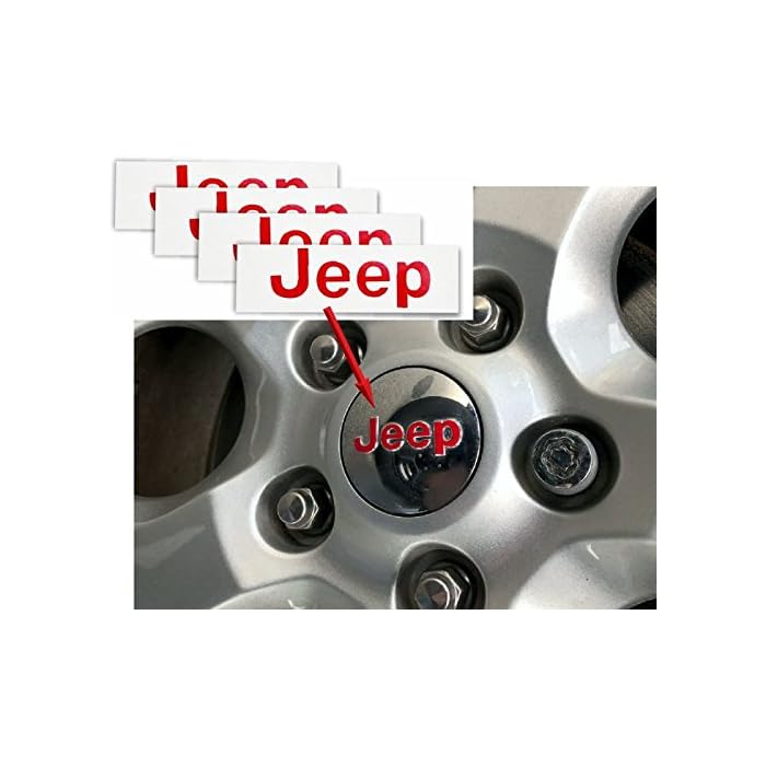 Buy Reflective Concepts JEEP Center Cap Overlay Decal Stickers Fits