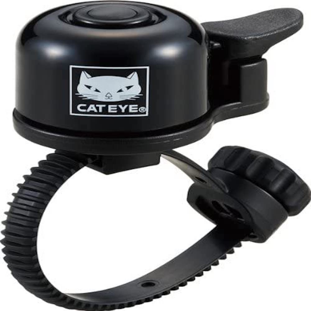 CatEye OH-1400 Aluminium Bell Black: Durable aluminium, clear sound, sleek black design