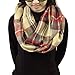 Wrapables Plaid Print Winter Infinity Scarf, Red and Green