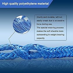 Leadrise Synthetic Soft Shackle Rope 1/2 Inch X 22