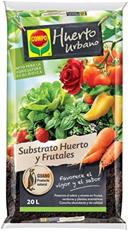 Compo Substrato Huerto Urbano 20 L [Tierra, Sustrato, Turba, Guano ...