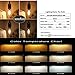 SooFoo E12 Candelabra Base 6W Dimmable COB LED Filament Candle Light Bulb,2700K Warm White 600LM,60W Incandescent Replacement,4 Pack