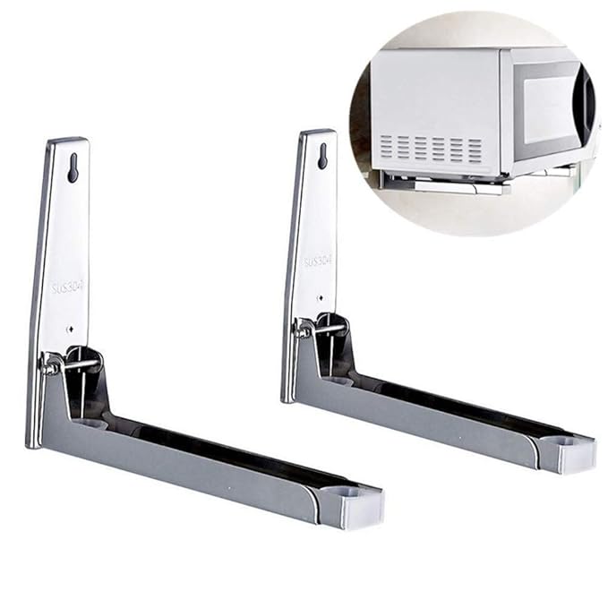 MYH Estantes de Cocina Horno microondas Escuadra de Pared, Soporte ...