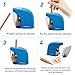 Happy Life Tech Electric Pencil Sharpener Battery Operated and USB powered For Classroom School Office Home Travel Use Kids Friendly Small and Portable Ideal for No 2 and Art Colored Pencil