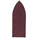 Bosch SDNR080 5-Piece 80 Grit Narrow Detail Sanding Sheets for Wood