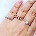 Gieschen Jewelers 'Lace X' 14K Rose/White Gold-Plated Simulated Pearl Ring