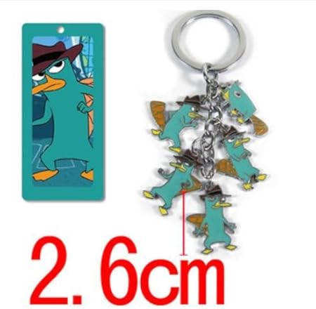 Amazon キーホルダー ストラップ ペンギン フィニアスとファーブ アニメ 萌えグッズ 通販