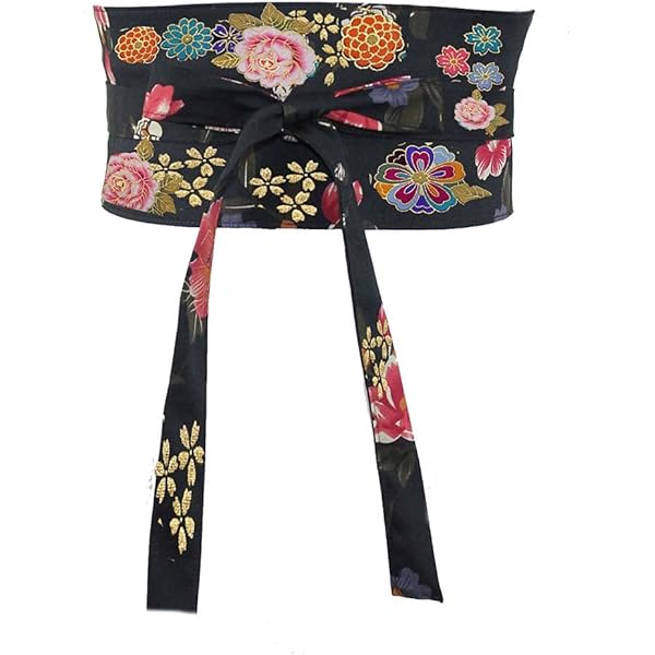 BESPORTBLE Cinturón Bordado Japonés único Para Mujer, Banda De Cintura Ancha, Cinturón Bordado De Moda Para Mujeres Y Niñas, Beige
