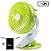 REMAX USB Fan Battery Rechargeable 2200mAh 18650 Mini Electric Fan 4.5h 4 Blades Clip on Desk Silent Blower