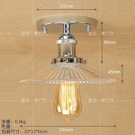 Modern Led Pendant Flush Mount Ceiling Fixtures Light Glass