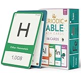 Periodic Table for Kids - Laminated Elements Flash Cards. 118 Flash Cards for Kids to Learn, Study and Memorize The Periodic 