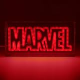 Paladone Marvel LED Neon Logo Light Sign Wall Mount or Free Standing view 3