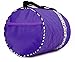 Dance bag - Quilted Zebra Duffle in Purple
